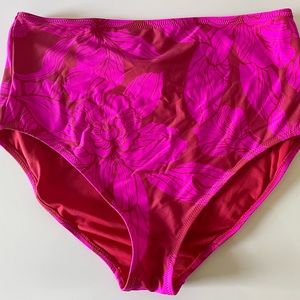 Gap high rise bikini bottoms US L